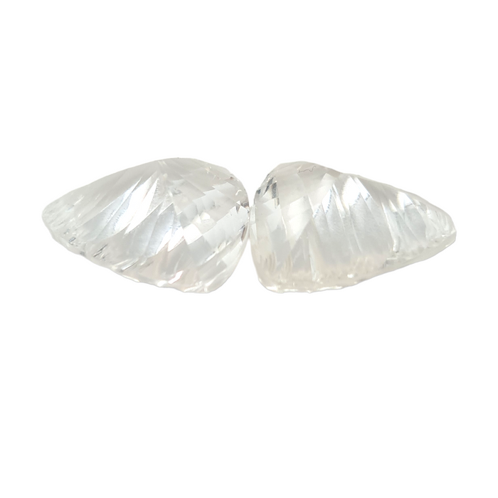 1 Pear Natural Crystal Faceted Trillion Shape | Size:20mm - The LabradoriteKing