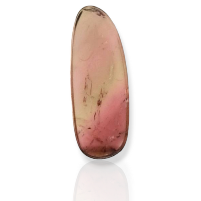 1 Pcs Of Natural Watermelon Tourmaline Slice | Size:32x12mm | With Certificate - The LabradoriteKing