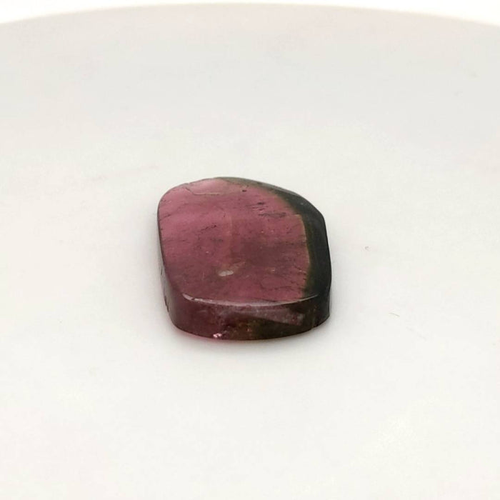 1 Pcs Of Natural Watermelon Tourmaline Slice | Size:32x18mm | With Certificate - The LabradoriteKing
