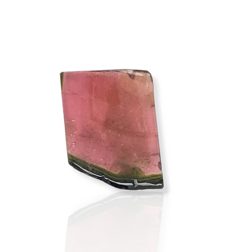 1 Pics Of Natural Watermelon Tourmaline Slice | Size:20X16mm | With Certificate - The LabradoriteKing
