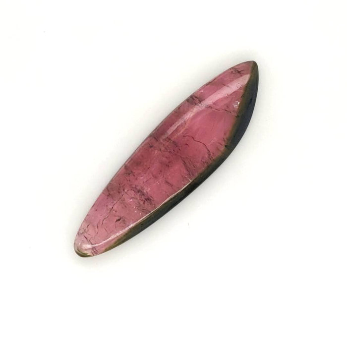1 Pics Of Natural Watermelon Tourmaline Slice | Size:43X12mm | With Certificate - The LabradoriteKing
