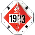 14" Class 3 Multi Flip Aluminum Placard - UnitedSign