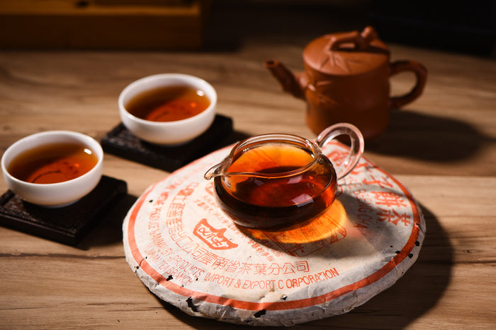 1998 CNNP "Lucky Brand" Ripe Pu-erh Tea Cake | Yunnan Sourcing Tea Shop