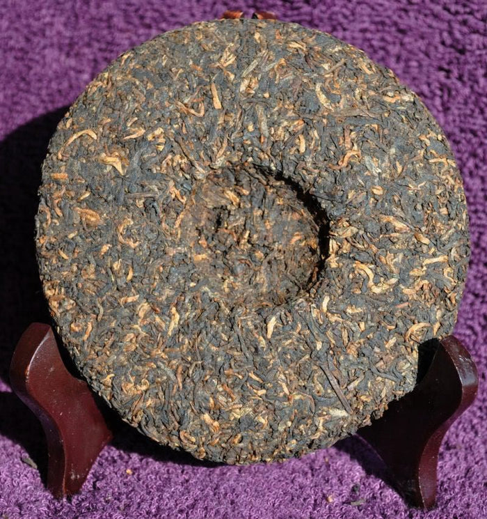2009 Xinghai "Dragon" Ripe Pu-erh Tea Mini Cake | Yunnan Sourcing Tea Shop
