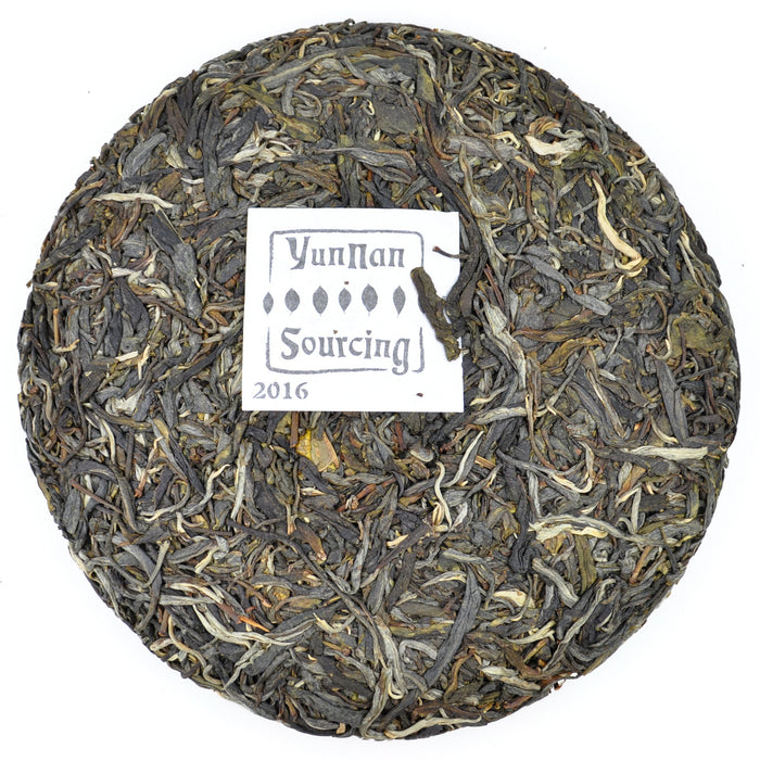 2016 Yunnan Sourcing "San Ke Shu" Old Arbor Raw Pu-erh Tea Cake