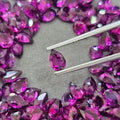 50 Pcs Natural Pink Rhodolite Garnet : Pear Shape | Size:5mm to 6mm - The LabradoriteKing
