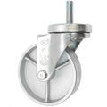 4" x 1-1/4" Semi-Steel Wheel Swivel Stem Caster (1/2") - Durable Superior Casters
