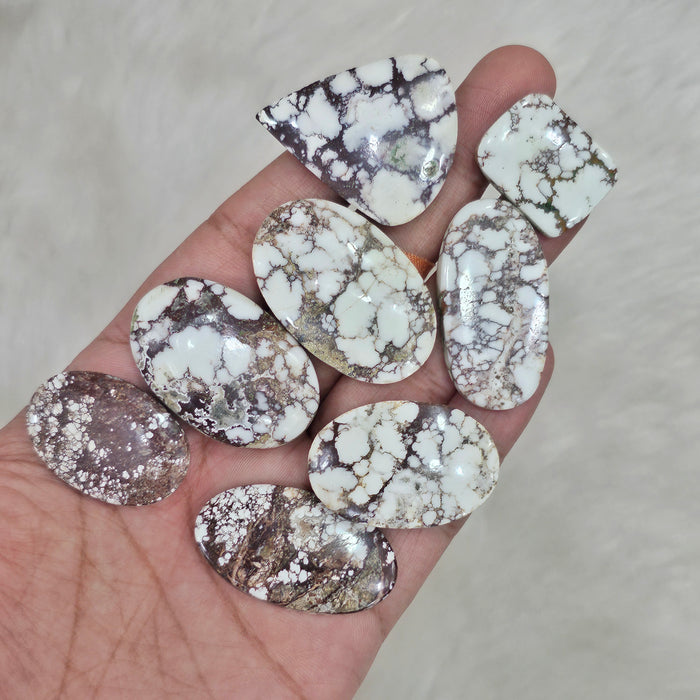 500 Grams of Wild Horse Cabochons | 40 pcs Approx | 1 Inch to 3 Inch - The LabradoriteKing