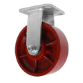 6" x 2" Ductile Steel Wheel Rigid Caster - Durable Superior Casters