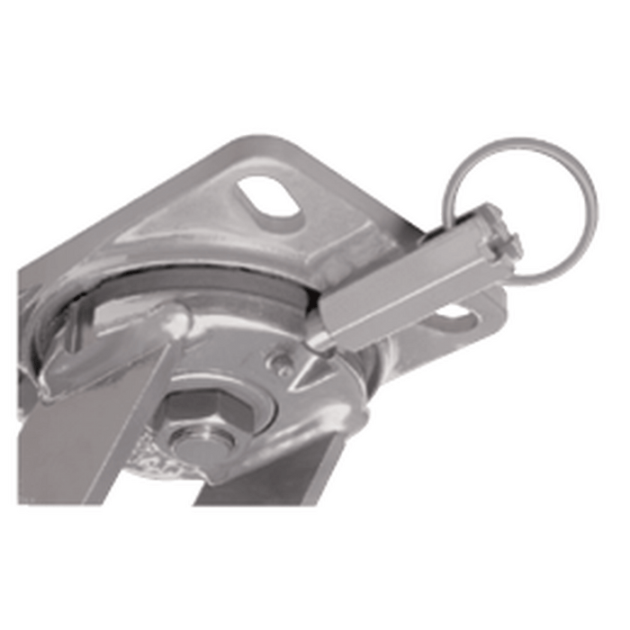 6" x 2" Polyflexon Cast Wheel Swivel Caster - Durable Superior Casters - product view 2
