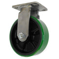 6" x 2" Polyon MaxRok Wheel Rigid Caster Stainless Steel - Durable Superior Casters