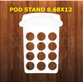 8.68x12 Coffee Pod Stand - Feet Included