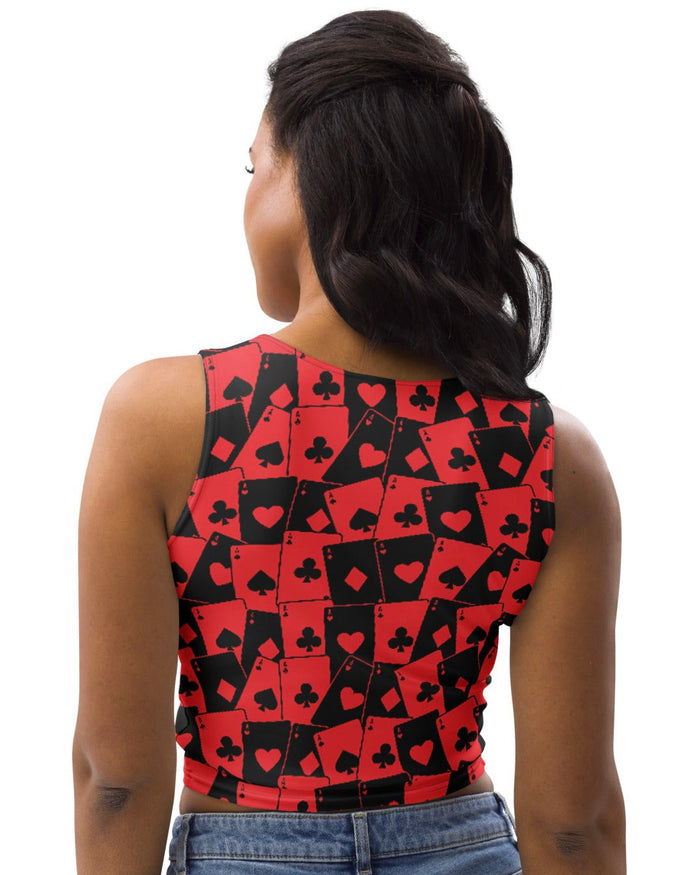 Ace Of Hearts Crop Top, Crop Top, - One Stop Rave