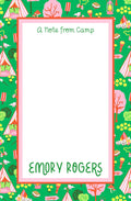 Adventure Camp Notepad, Multiple Sizes Available, Green