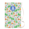 Adventure Camp Personalized Laundry Bag, Dove