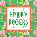 Adventure Camp Personalized Sticker Labels, Green