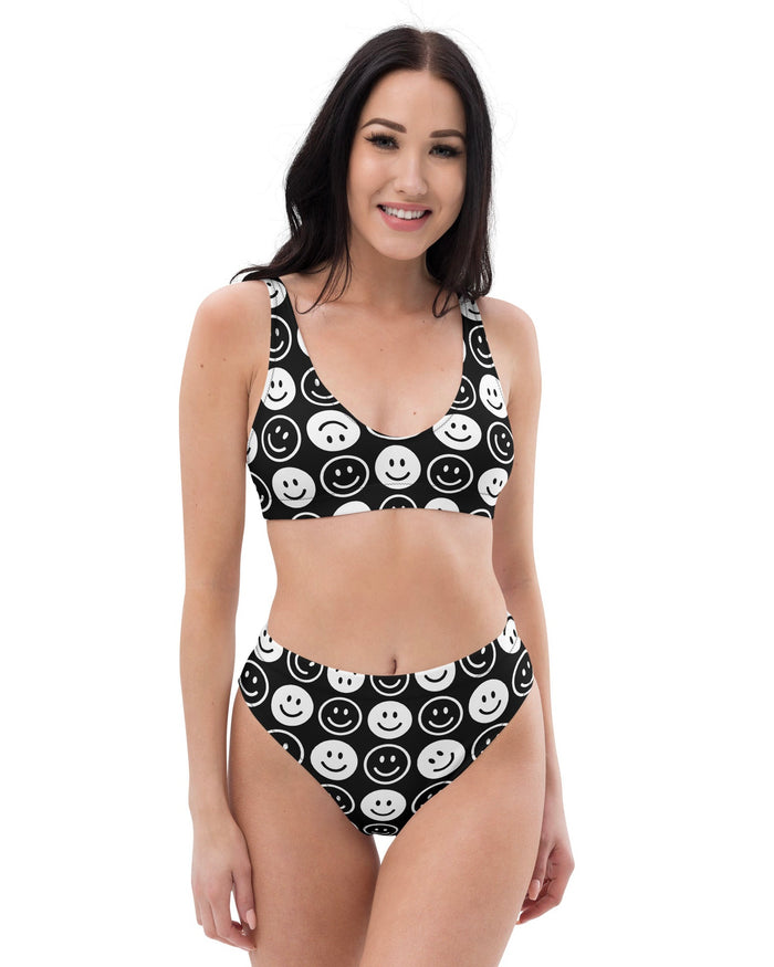 All Smiles Recycled High Waisted Bottoms, High-Waisted Bottoms, - One Stop Rave