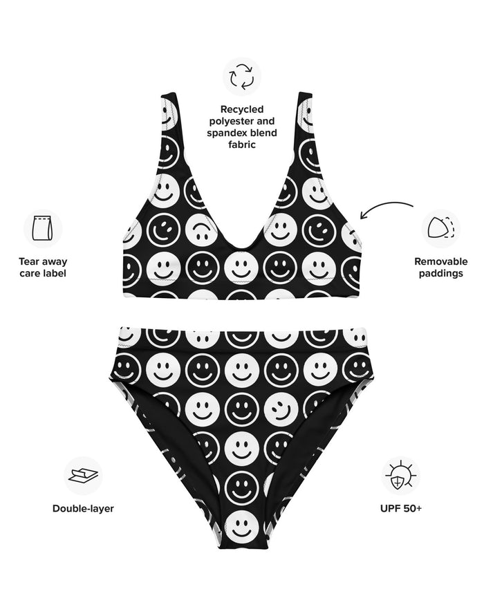 All Smiles Padded V-Top, V-Top, - One Stop Rave
