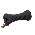 Ancol Tough treat dispenser, 20 x 8cm strong rubber cylinder that releases treats as it rolls