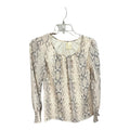 Animal Print Blouse Long Sleeve Japna, Size Xs