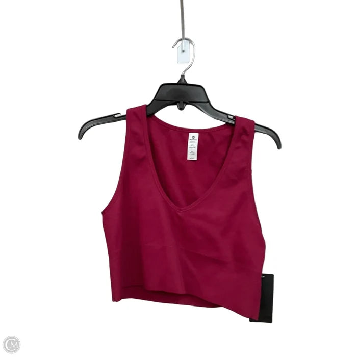 Athletic Bra By 90 Degrees By Reflex In Maroon, Size: Xl