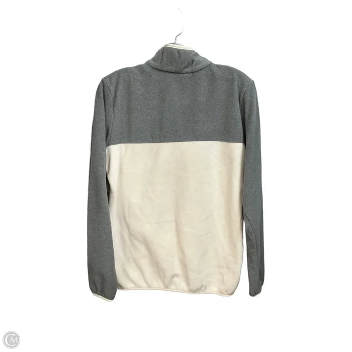 Athletic Fleece By Columbia In Cream & Grey, Size: S