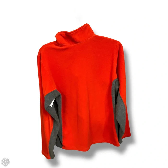 Athletic Fleece By The North Face In Grey & Orange, Size: Xl
