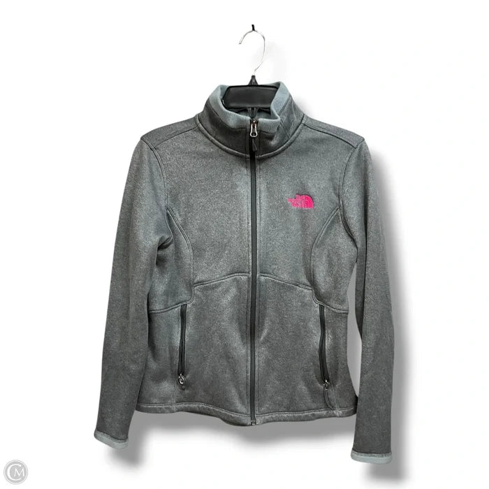 Athletic Jacket By The North Face In Grey, Size: M