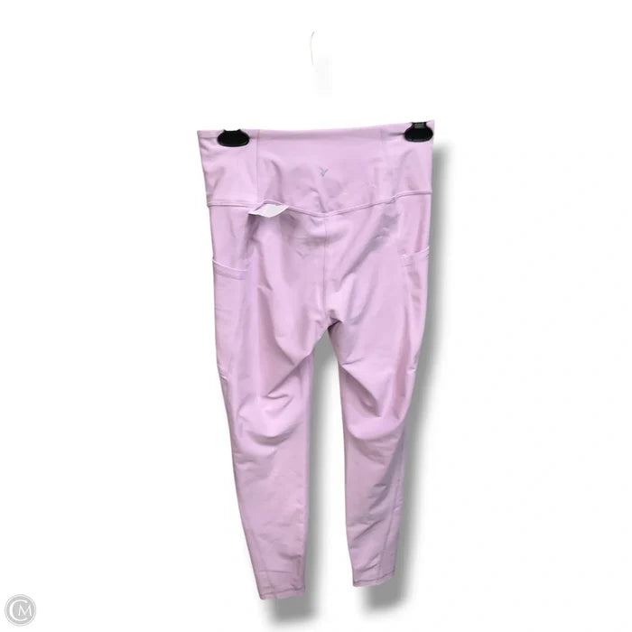 Athletic Leggings By Old Navy In Purple, Size: M