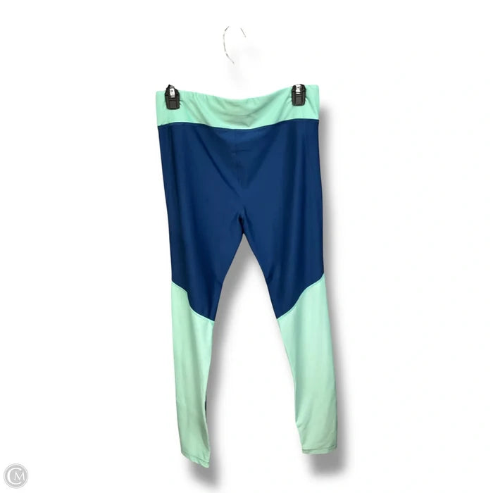 Athletic Leggings By Under Armour In Teal, Size: L