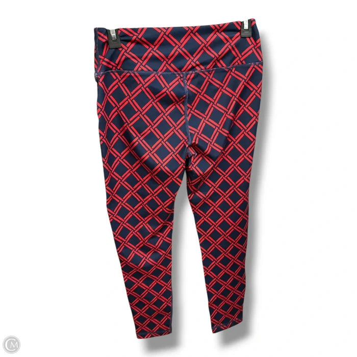 Athletic Leggings By Vineyard Vines In Blue & Red, Size: S