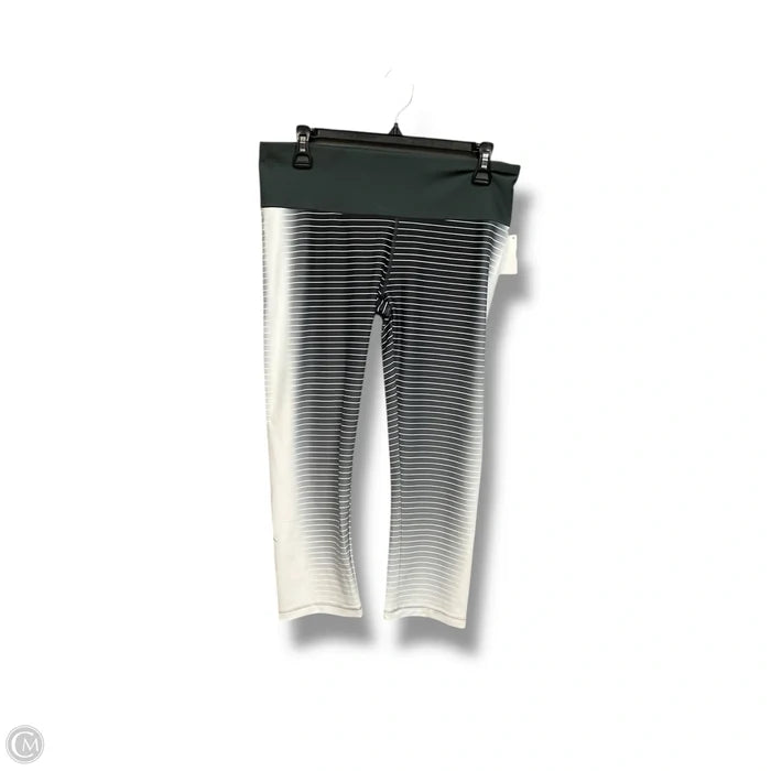 Athletic Leggings Capris By Gapfit In Ombre Print, Size: M