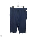Athletic Pants By Athletic Works In Navy, Size: Xxl