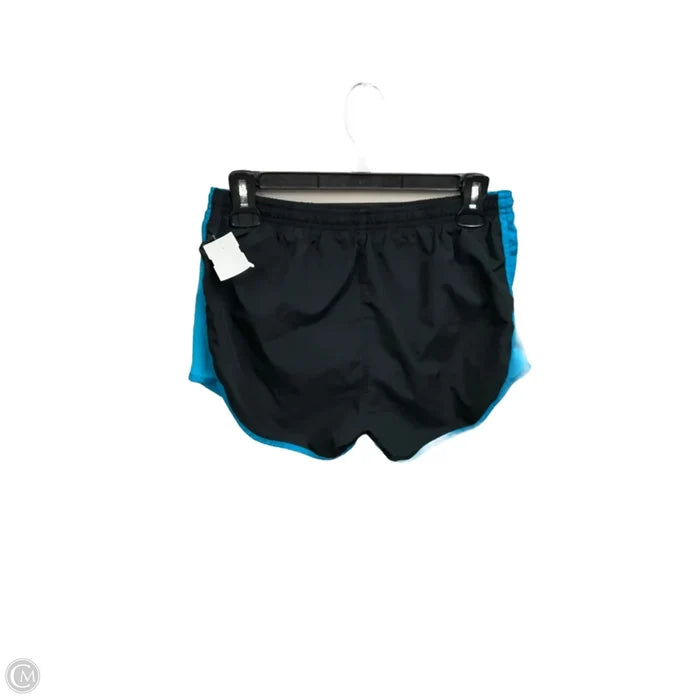Athletic Shorts By Nike Apparel In Black & Blue, Size: M