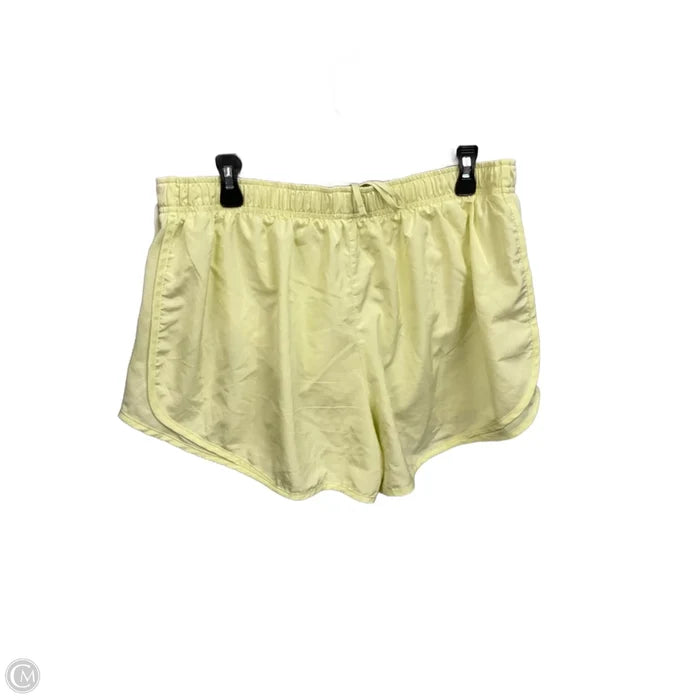 Athletic Shorts By Nike Apparel In Yellow, Size: Xxl