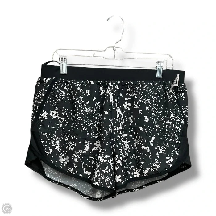 Athletic Shorts By Under Armour In Black & White, Size: L