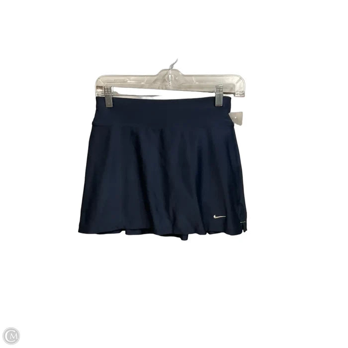 Athletic Skort By Nike Apparel In Navy, Size: Xs