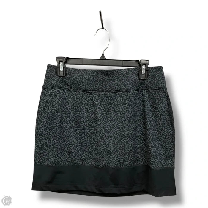 Athletic Skort By Columbia In Black & Grey, Size: M