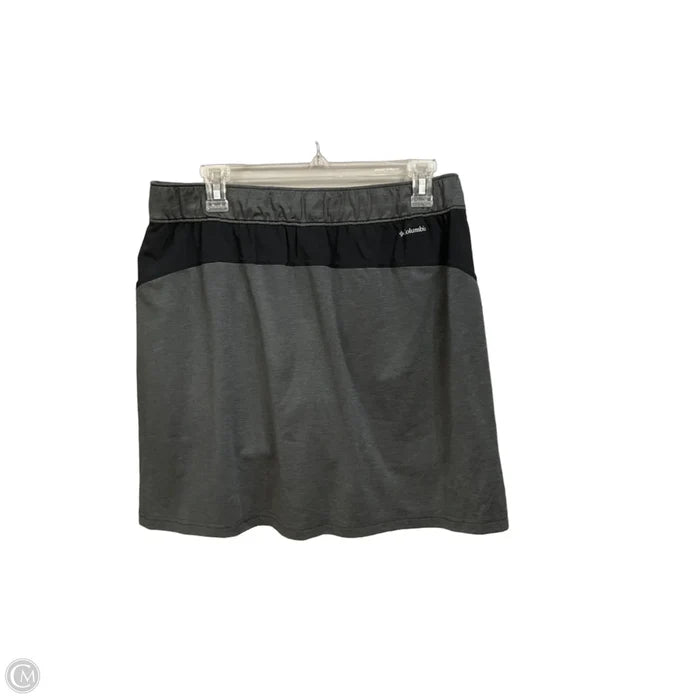 Athletic Skort By Columbia In Grey, Size: L