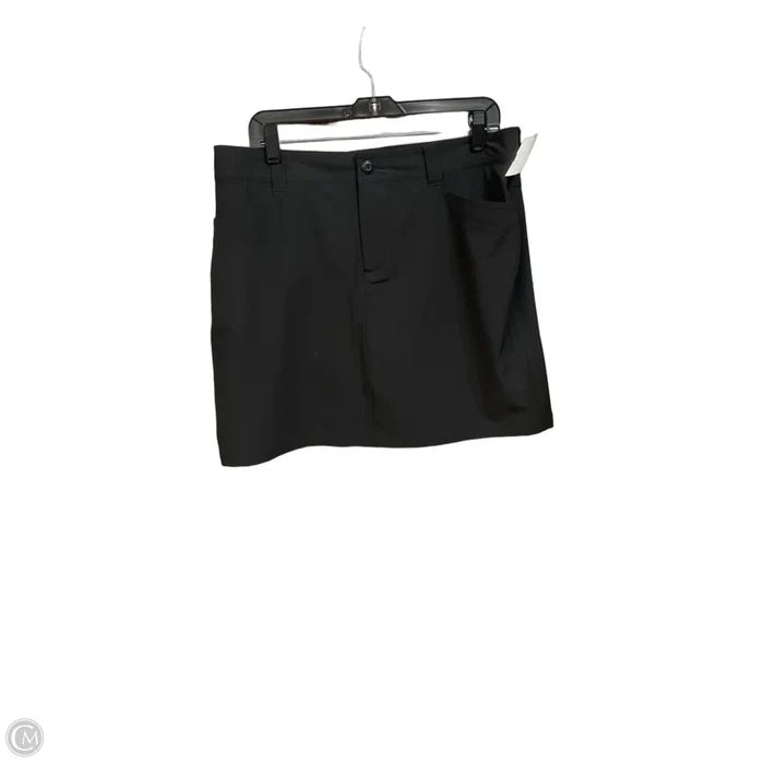 Athletic Skort By Eddie Bauer In Black, Size: L