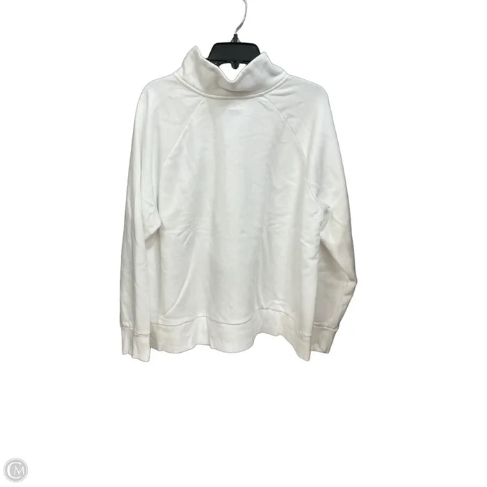 Athletic Sweatshirt Collar By Under Armour In White, Size: 2x