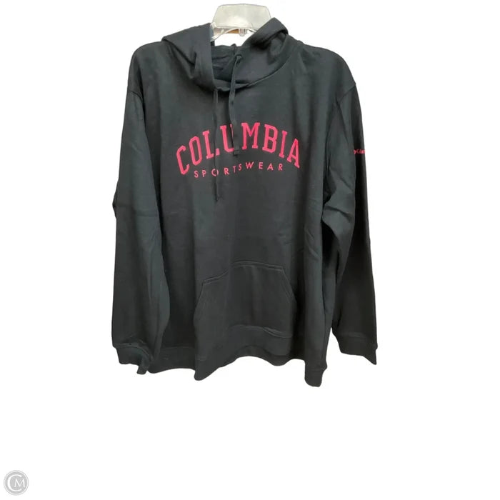 Athletic Sweatshirt Hoodie By Columbia In Black, Size: 3x