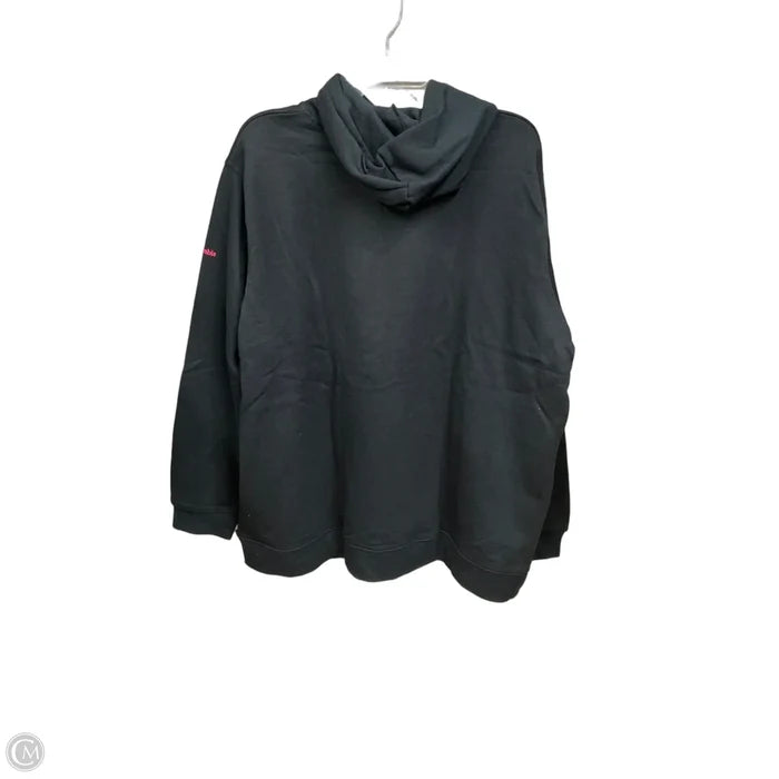 Athletic Sweatshirt Hoodie By Columbia In Black, Size: 3x