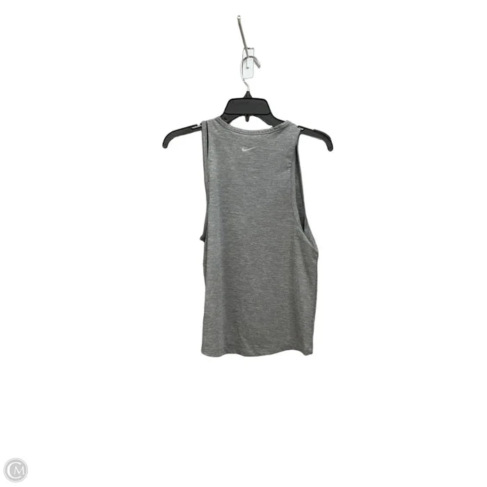 Athletic Tank Top By Nike Apparel In Grey, Size: S