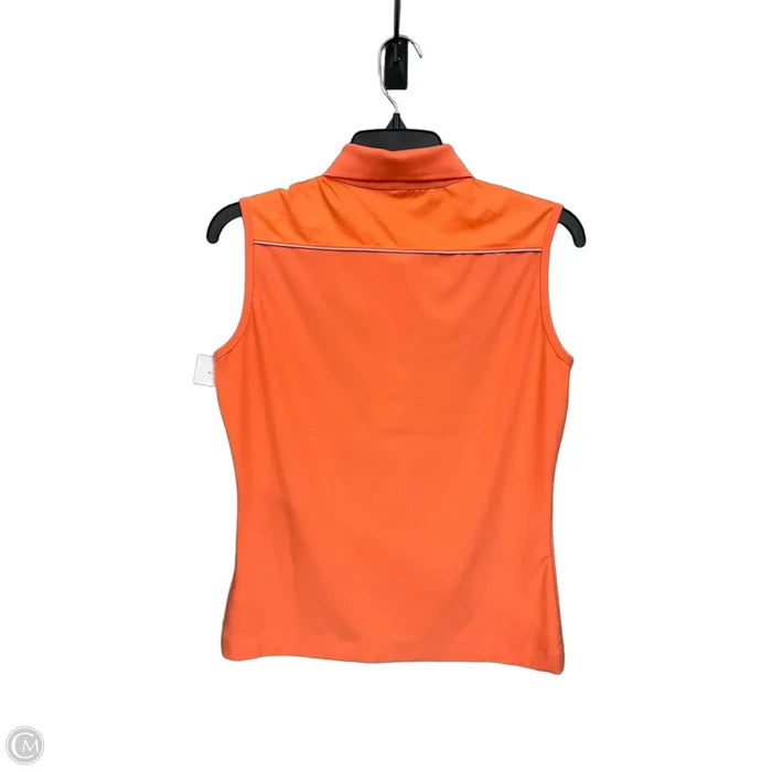 Athletic Tank Top By Nike Apparel In Orange, Size: S