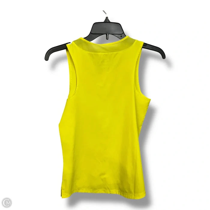 Athletic Tank Top By Nike Apparel In Yellow, Size: Xs