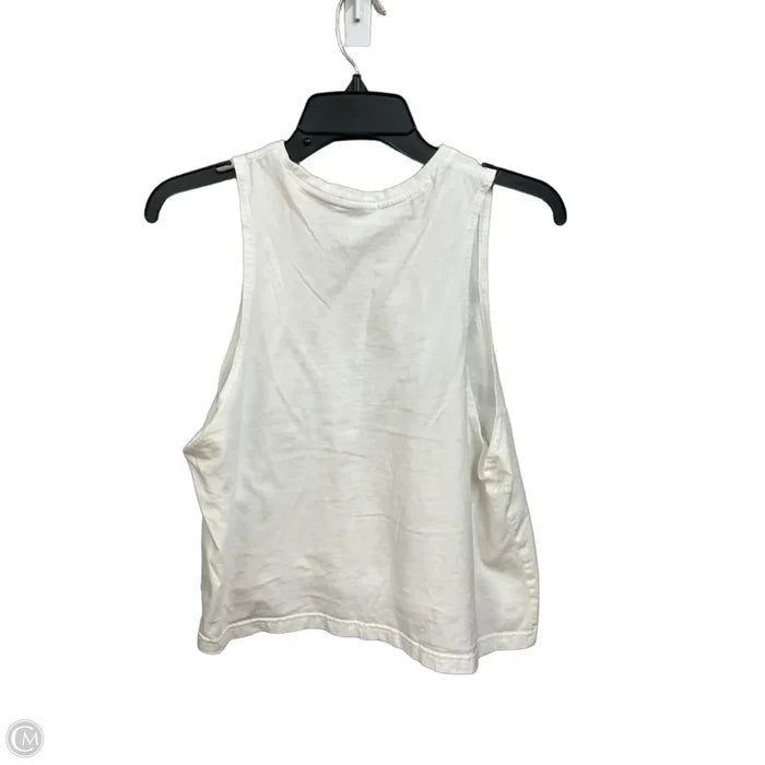 Athletic Tank Top By Adidas In White, Size: L