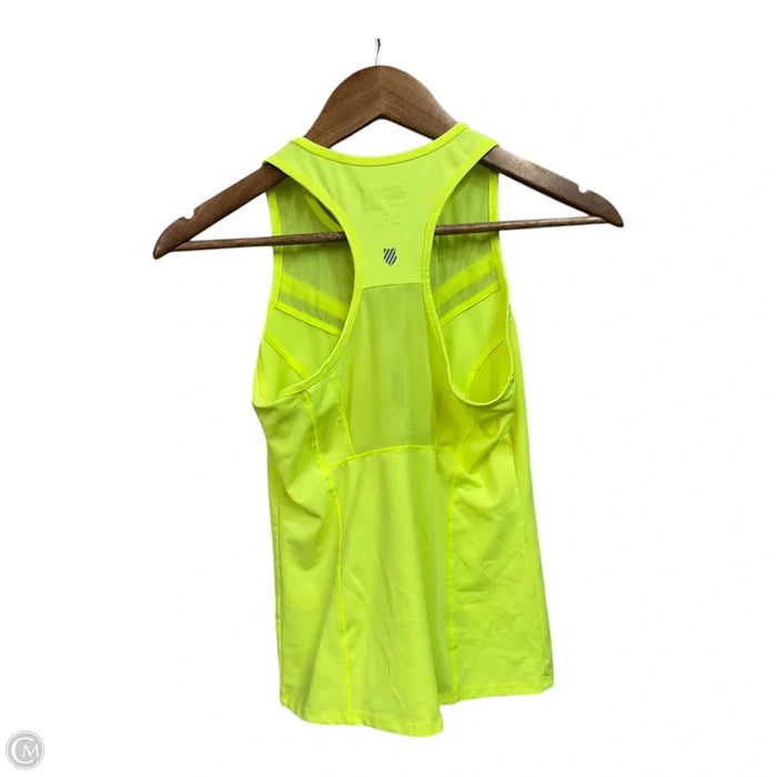 Athletic Tank Top By K Swiss In Green, Size: Xs