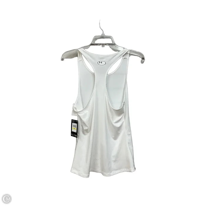 Athletic Tank Top By Under Armour In White, Size: M