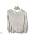 Athletic Top Long Sleeve Collar By Athleta In White, Size: Xl